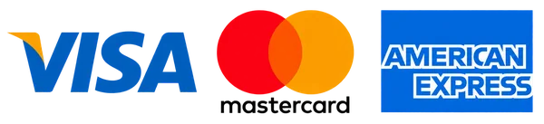 Tarjetas aceptadas: Visa, Mastercard, American Express
